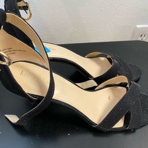 Black Sparkly High Heels